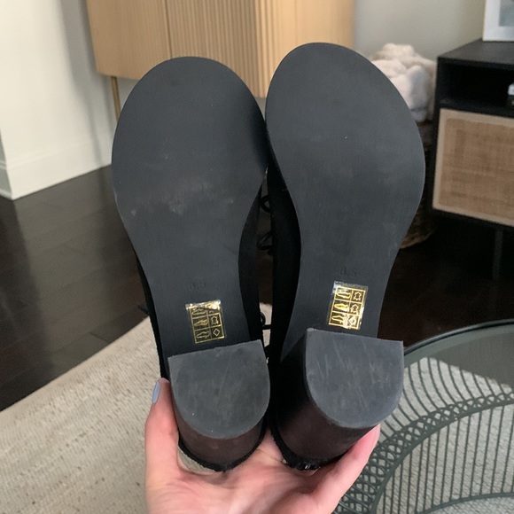 Jeffrey Campbell Cors Black Suede Booties, Size 8.5 - Picture 7 of 9